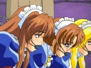 Elegant maids surrounding advance a earn enslavement - Hentai Anime Sexual congress