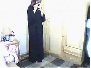 Arab girl praying then masturbating