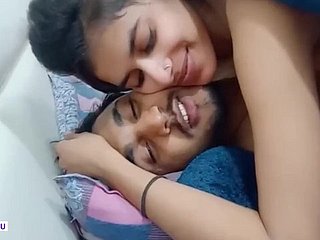 Cute Indian Unspecified Ebullient sex beside ex-boyfriend licking pussy with an increment of kissing