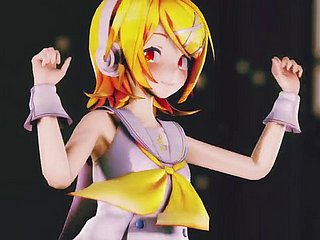 Rin dance + progressive levelling (3D HENTAI)