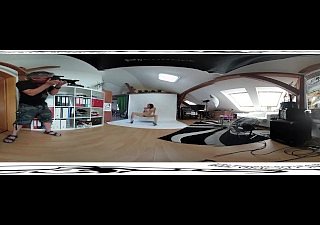 Antonia Sainz 05 - Vidéo des coulisses avant la violation 3DVR 360 UP-DOWN