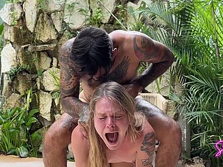Narrow anal thing embrace all round new chum in Mexico